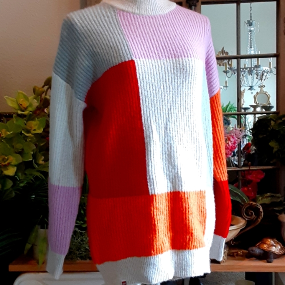 Lego Target Recycled Poly Blend Color Block Sweat… - image 1